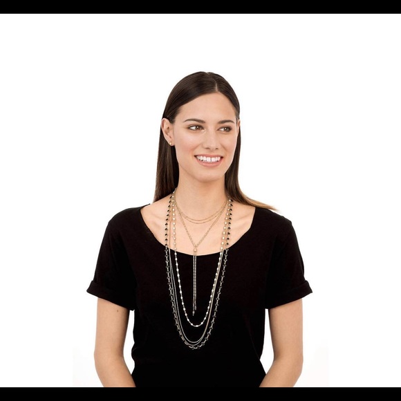 Versatile 5 in 1 Terney Layered Necklace - Picture 2 of 7